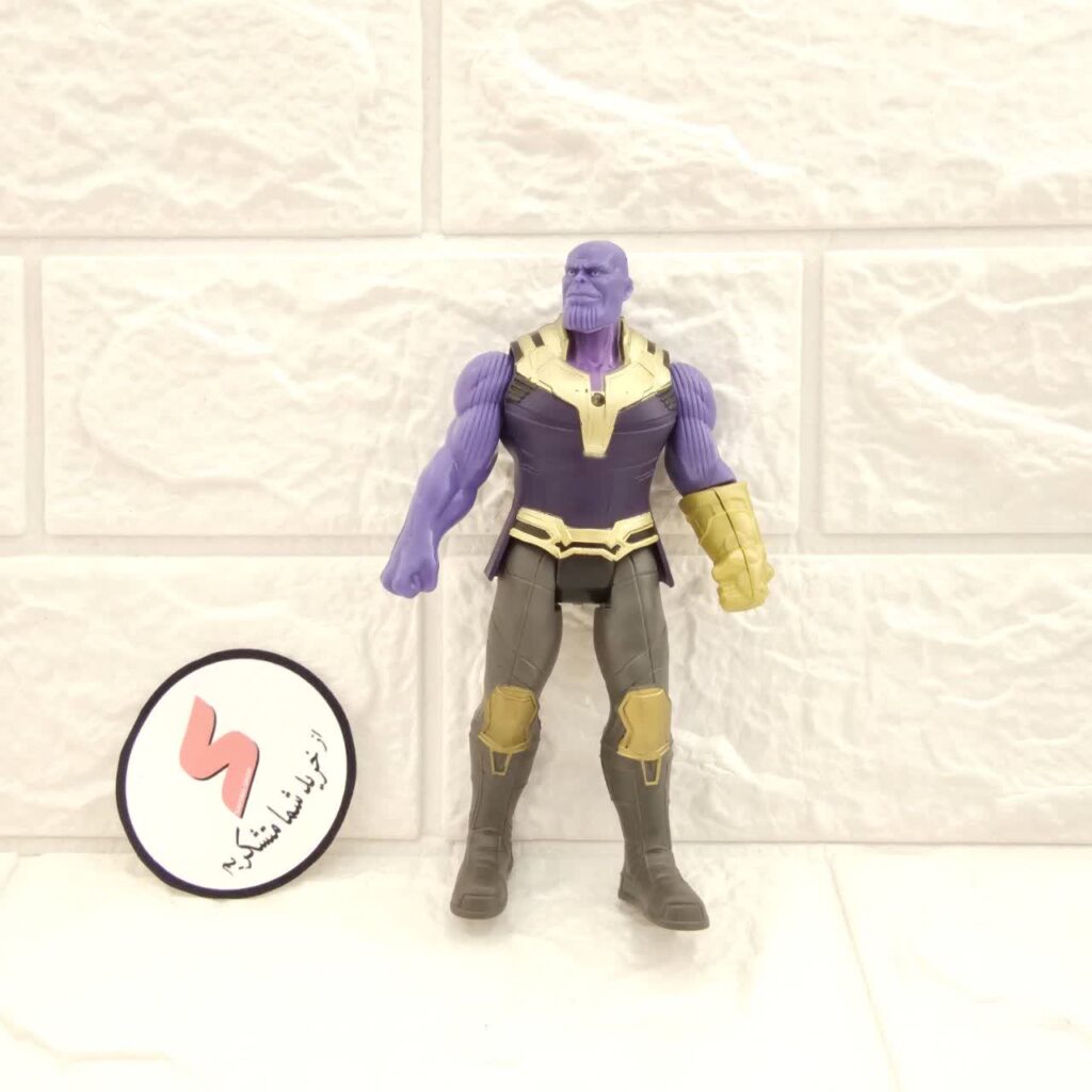 قیمت و خرید فیگور پلاستیکی تانوس لیزر دار - 17 سانتی