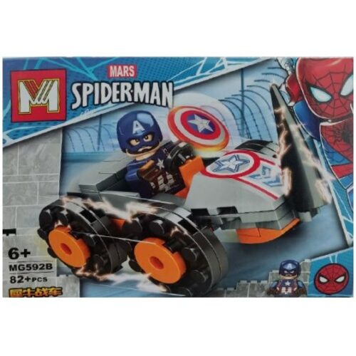 lego-spiderman-captain قیمت و خرید لگو ۸۲ تکه ای اسپایدرمن طرح کاپیتان آمریکا
