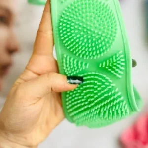 قیمت و خرید لیف حمام سیلیکونی دسته‌دار بلند