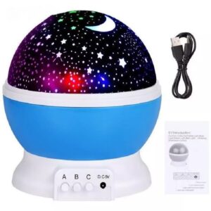 قیمت و خرید چراغ خواب و رقص نور گردان چرخشی ماه و ستاره مدل مستر STAR MASTER 9088